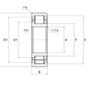 Autentyczny NJ310ET2X NTN Łożysko walcowe 50X110X27